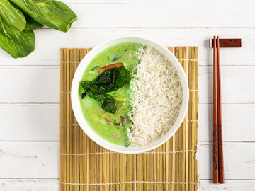 Green Thai Curry with Rice - Veg