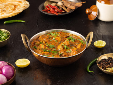 Homestyle Chicken Curry with Roti