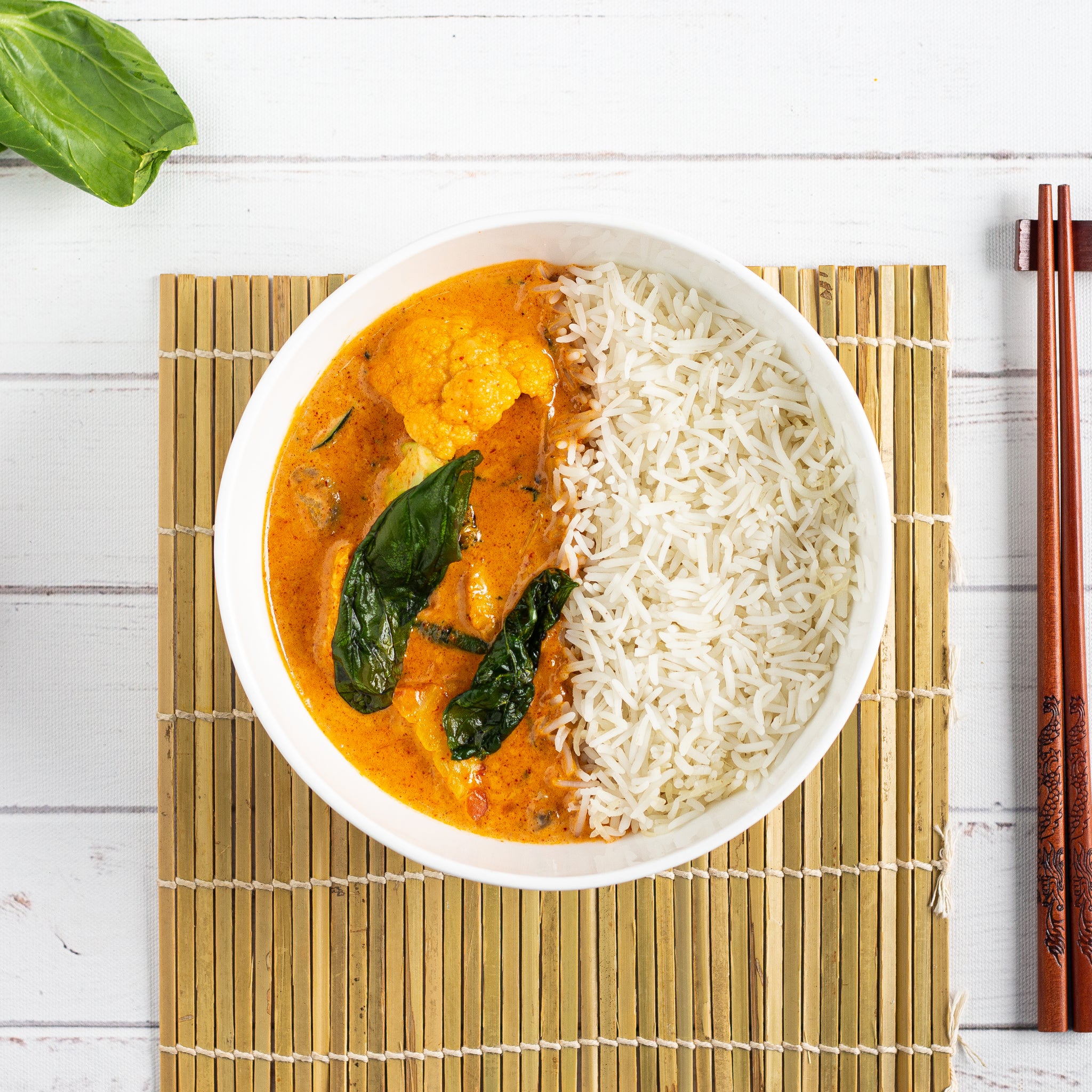 Red Thai Curry with Rice - Veg Image